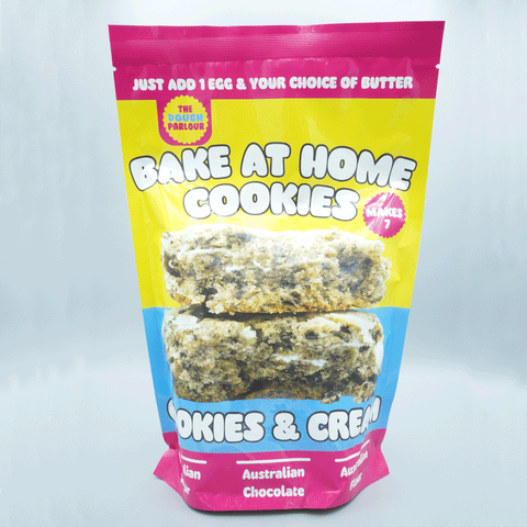 Cookies & Cream Cookie Premix | The Dough Parlour Bake-at-Home Range
