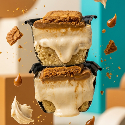 The Dough Parlour Biscoff Cookie Boat with white chocolate speculoos ganache.