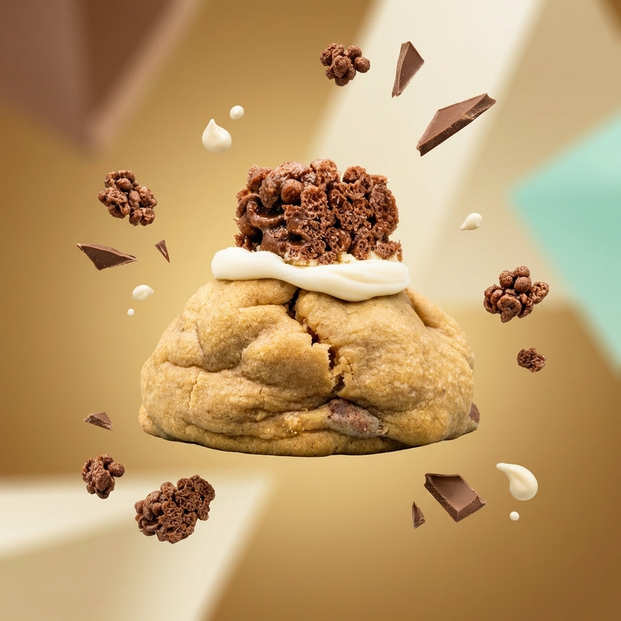 Milo Malt Loaded NY Style Cookie | Molten Milo Ganache Core