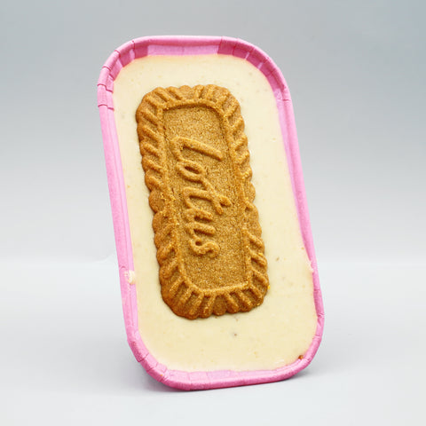 Biscoff Cookie Boat by The Dough Parlour: soft-baked cookie with white chocolate Biscoff ganache and crushed Lotus Biscoff biscuit