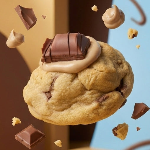 Kinder Bueno Loaded NY Style Cookie | Hazelnut & White Choc