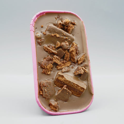 Timmy Teaser Cookie Boat by The Dough Parlour: soft-baked cookie with milk chocolate ganache and chocolate Tim Tam pieces