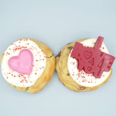 Two Pack Valentines Cookies